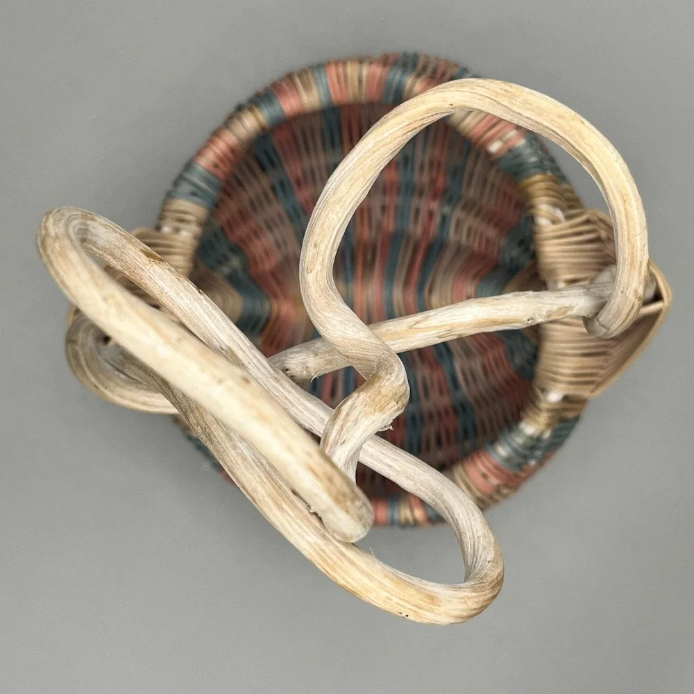 Handmade handwoven wicker